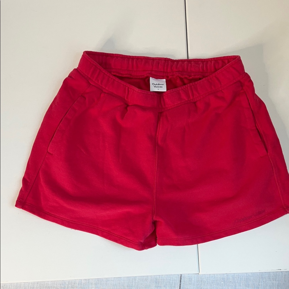 EUC Outdoor Voices Red Women's Shorts Small